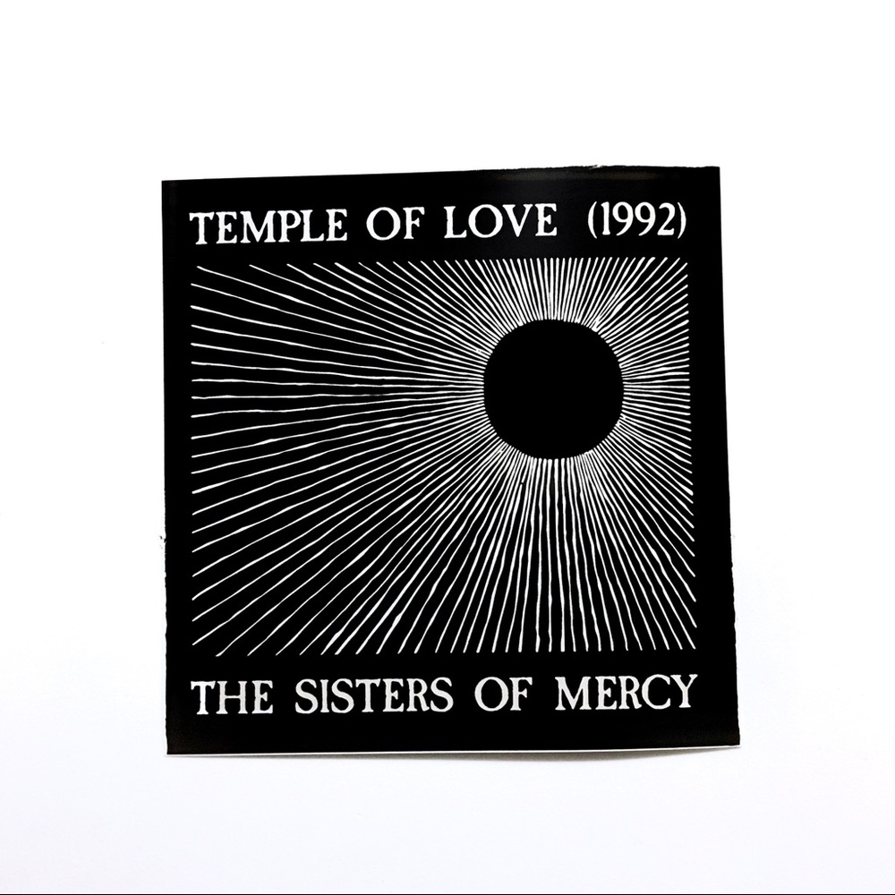 Sisters Of Mercy “Temple Of Love” Canvas Patch
